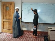 تصاویر/ برگزاری کانون علمی ادبیات عرب در مدرسه علمیه امام صادق (ع) قروه
