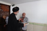تصاویر/  حضور امام جمعه سلماس در سرای سالمندان