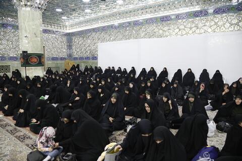 تصاویر / غبارروبی ضریح حرم حضرت معصومه(س) توسط ستاد اقامه نماز جمعه شهرپردیسان قم