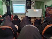 کلیپ | نشست فاطمی در مدرسه علمیه هاجر خمین