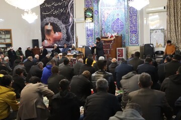 تصاویر/ مراسم عزاداری ایام فاطمیه در نوشین شهر