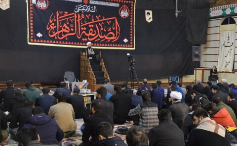 تصاویر/ مراسم عزاداری شهادت حضرت زهرادر شهرستان مراغه