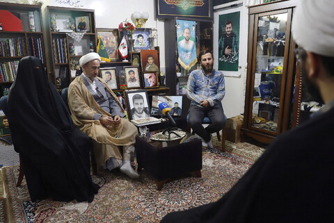 تصاویر/ مصاحبه با خانواده طلبه شهید حسن مختار زاده