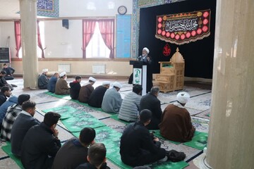 تصاویر/ سلسله نشست های جهاد تبیین در مدرسه علمیه امام علی (ع) سلماس