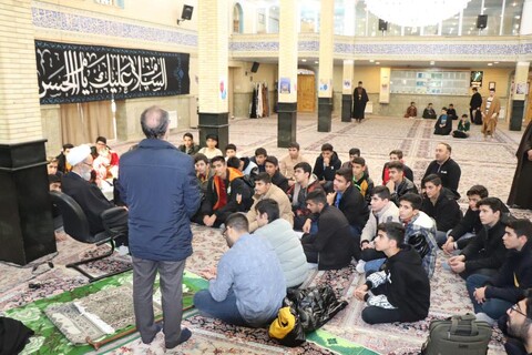تصاویر/ بازدید دانش آموزان عبجب شیری از حوزه علمیه حضرت ولی عصر عج بناب