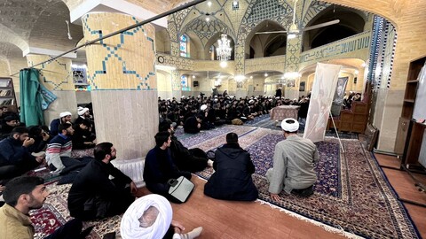 سخنرانی حجت الاسلام راجی در حوزه علمیه استان یزد (مدرسه علمیه مصلی ) ١۴ آذر ١۴٠٢