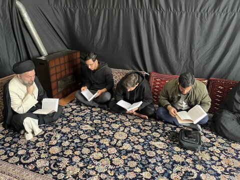 تصاویر جلسه قرائت قرآن در مدرسه امام صادق(ع)بروجرد