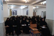 تصاویر/ نشست بانوان فعال فرهنگی شاغل در آموزش و پرورش در مدرسه علمیه فاطمة الزهرا (س) سلماس