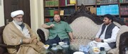 پاکستان میں حماس کے نمائندے کی علامہ راجہ ناصر جعفری سے ملاقات؛ اہم امور پر تبادلہ خیال