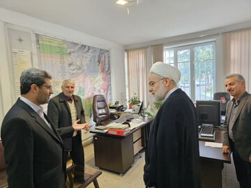 تصاویر/ بازدید نماینده ولی فقیه در استان کردستان از اداره کل منابع طبیعی و آبخیزداری