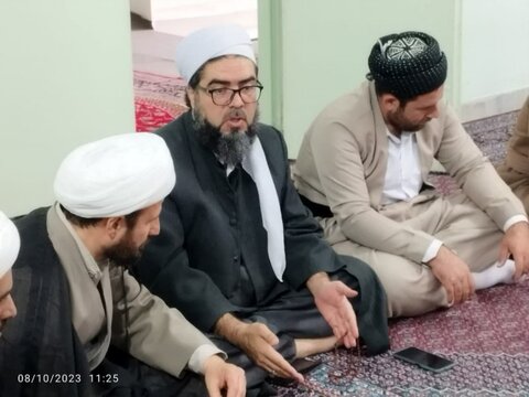 تصاویر/نشست علمی علمای شیعه و سنی در مرکز بزرگ اسلامی شهرستان کامیاران