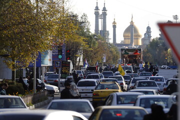 تصاویر/  استقبال از پیکر شهدای گمنام در قم