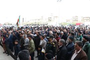 تصاویر/ تجمع مردم بروجرد در حمایت از مردم مظلوم غزه