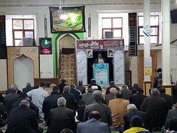 تصاویر/  آیین عبادی سیاسی نماز جمعه شهر ماکو