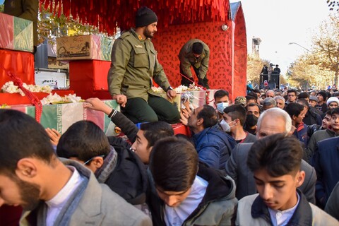 تصاویر/استقبال مردم گلپایگان از کاروان اهالی بهشت