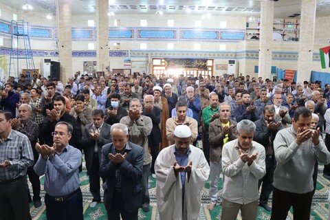 نماز جمعه عالیشهر از قاب دوربین