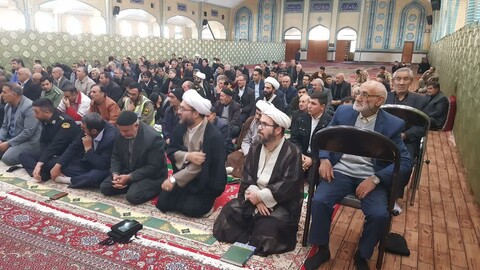 تصاویر/ اقامه نماز عبادی سیاسی جمعه در ماهنشان
