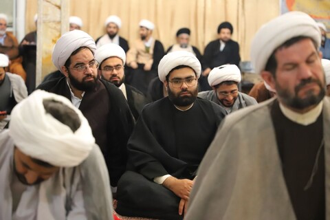 تصاویر نشست مشاور رئیس جمهور در امور روحانیت با علما و روحانیون البرز