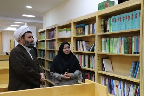 تصاویر/ جلسه مدیر حوزه علمیه کردستان با سرپرست اداره کل کتابخانه های عمومی استان