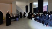دانش‌آموزان مدرسه صدرای اردبیل از نمایشگاه "قلب الرسول" بازدید کردند