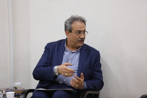 تصاویر/ دیدار مدیرعامل بانک قرض الحسنه مهر ایران با آیت الله اعرافی