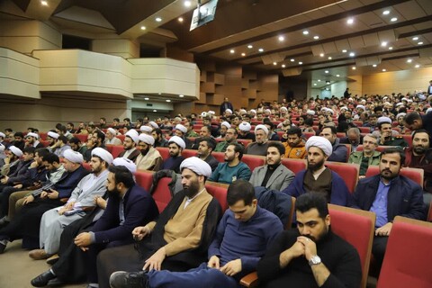 تصاویر/ استقبال از دو شهید گمنام در اجلاسیه ۱۴۴ شهید روحانی استان آذربایجان شرقی