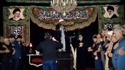 تصاویر/ یازدهمین شب از مراسم عزاداری ایام فاطمیه در سلماس