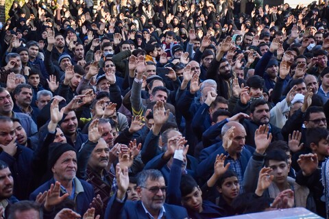 تصاویر/استقبال مردم نجف آباد از کاروان اهالی بهشت