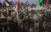 فیلم | تظاهرات در دانمارک در حمایت از غزه
