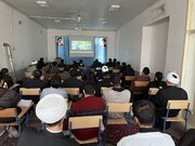 تصاویر/ اکران فیلم سینمایی مصلحت در مدرسه امام صادق(ع) بروجرد