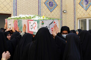 تصاویر/ استقبال از شهید گمنام در مدرسه علمیه تخصصی معصومیه (س) بوشهر