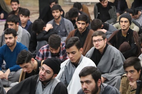تصاویر/ جلسه اخلاق عمومی آیت الله بنابی در حوزه علمیه بناب