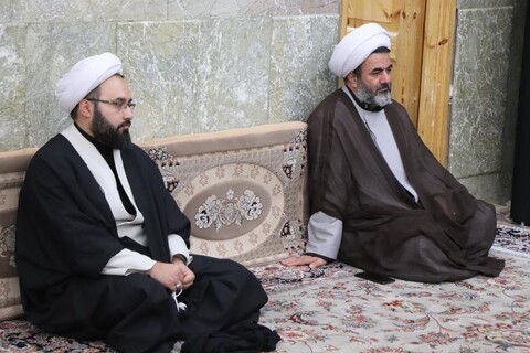 تصاویر/ جلسه اخلاق عمومی آیت الله بنابی در حوزه علمیه بناب