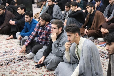 تصاویر/ جلسه اخلاق عمومی آیت الله بنابی در حوزه علمیه بناب