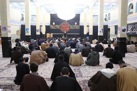 تصاویر/ جلسه اخلاق عمومی آیت الله بنابی در حوزه علمیه بناب
