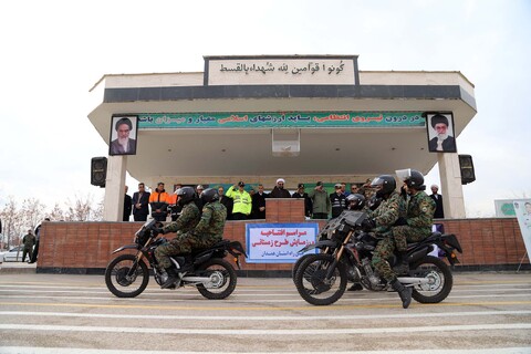 تصاویر /  مراسم آغاز طرح زمستانی پلیس راه در ستاد فراجا استان همدان