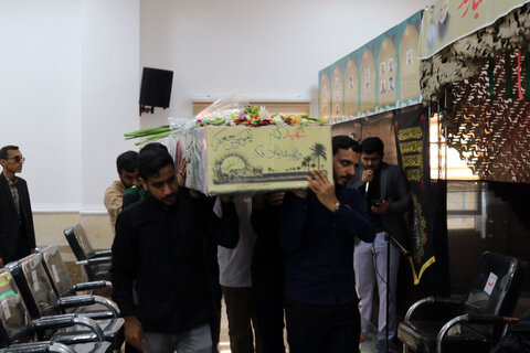 استقبال از شهید گمنام در مدرسه علمیه تخصصی معصومیه س