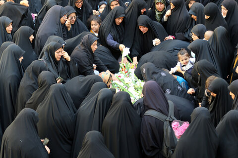 استقبال از شهید گمنام در مدرسه علمیه تخصصی معصومیه س