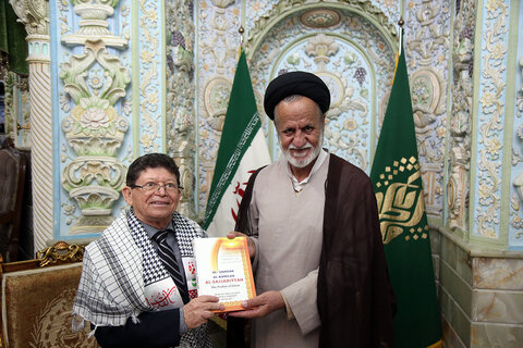 سفرای چهار کشور آمریکای جنوبی در حرم حضرت معصومه(س)