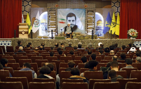 تصاویر/  شهید گمنام مهمان ویژه مراسم گرامیداشت طلبه شهید حسن مختارزاده در موسسه آموزشی پژوهشی امام خمینی(ره)