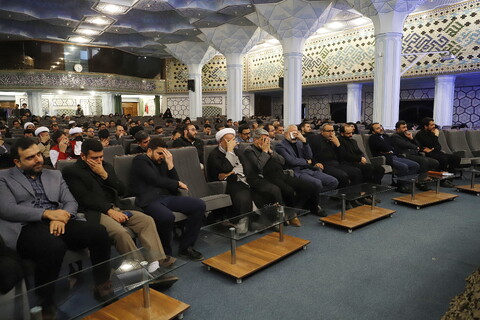 تصاویر/  شهید گمنام مهمان ویژه مراسم گرامیداشت طلبه شهید حسن مختارزاده در موسسه آموزشی پژوهشی امام خمینی(ره)