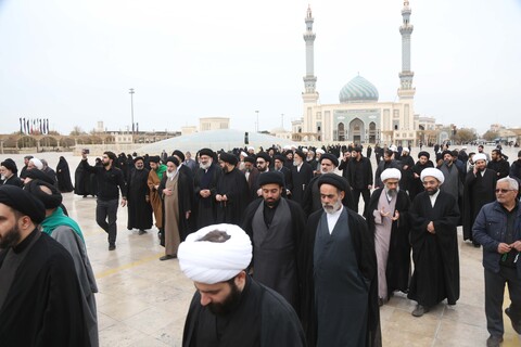 تصاویر/ مراسم تشییع مرحوم آیت الله حاج سیدعلی موحد ابطحی