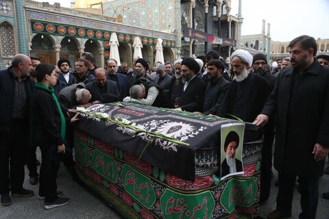 تصاویر/ مراسم تشییع مرحوم آیت الله حاج سیدعلی موحد ابطحی