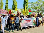 Nigerian People Held Rally in Support of Palestine
