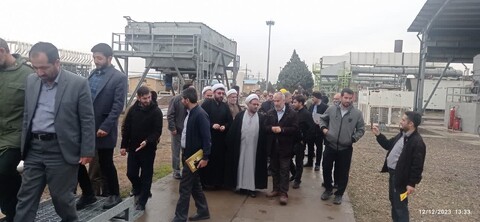 تصاویر/ بازدید مسئول سازمان بسیج اساتید، طلاب و روحانیون سپاه عاشورا از منطقه ۸ انتقال گاز تبریز