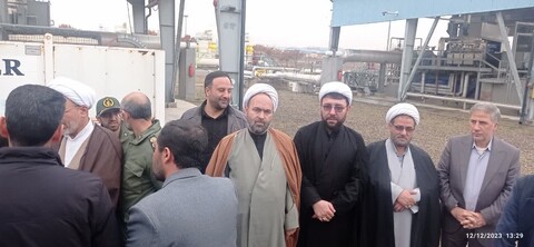 تصاویر/ بازدید مسئول سازمان بسیج اساتید، طلاب و روحانیون سپاه عاشورا از منطقه ۸ انتقال گاز تبریز