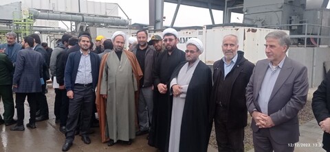 تصاویر/ بازدید مسئول سازمان بسیج اساتید، طلاب و روحانیون سپاه عاشورا از منطقه ۸ انتقال گاز تبریز