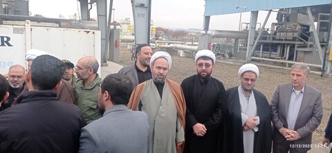 تصاویر/ بازدید مسئول سازمان بسیج اساتید، طلاب و روحانیون سپاه عاشورا از منطقه ۸ انتقال گاز تبریز