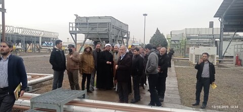 تصاویر/ بازدید مسئول سازمان بسیج اساتید، طلاب و روحانیون سپاه عاشورا از منطقه ۸ انتقال گاز تبریز