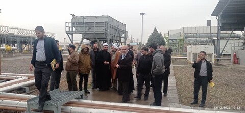 تصاویر/ بازدید مسئول سازمان بسیج اساتید، طلاب و روحانیون سپاه عاشورا از منطقه ۸ انتقال گاز تبریز